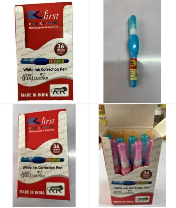 White Ink Correction Pen
